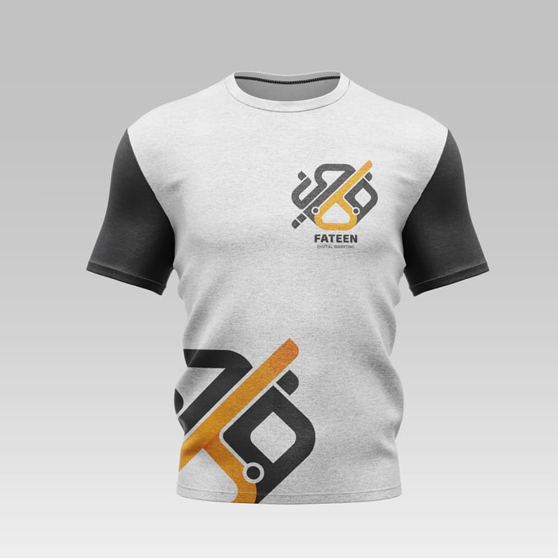 الهوية البصرية 5 وجه-التيشرت