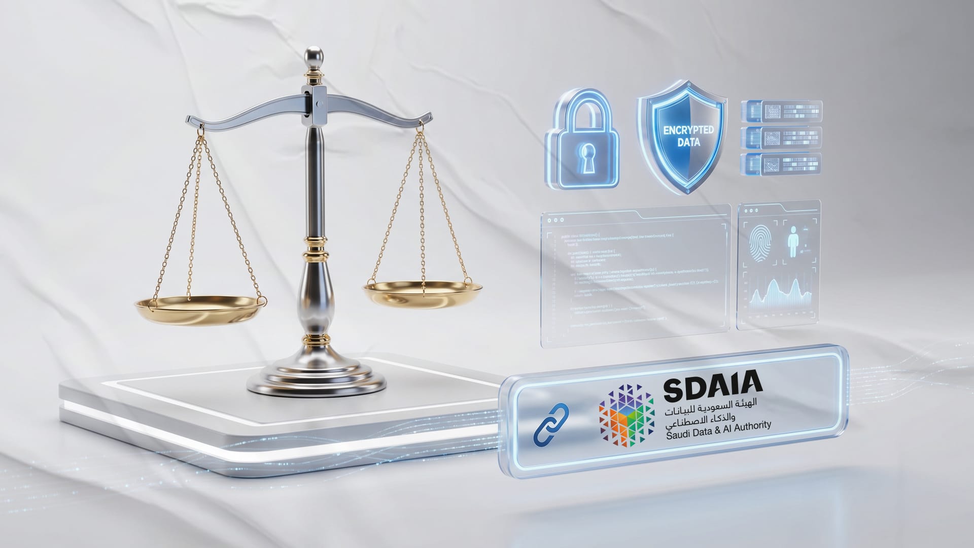 ميزان-العدالة-بجانبه-أيقونات-بيانات-قفل-رقمي-مع-رابط-خارجي-لموقع-سدايا