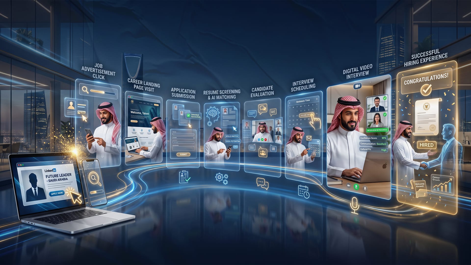 استقطاب المواهب 2026: كيف تهندس حملات توظيف رقمية لا تخطئ هدفها؟ 2 مخطط لرحلة المرشح (Candidate Journey) تبدأ من الضغط على الإعلان حتى المقابلة الرقمية السلسة